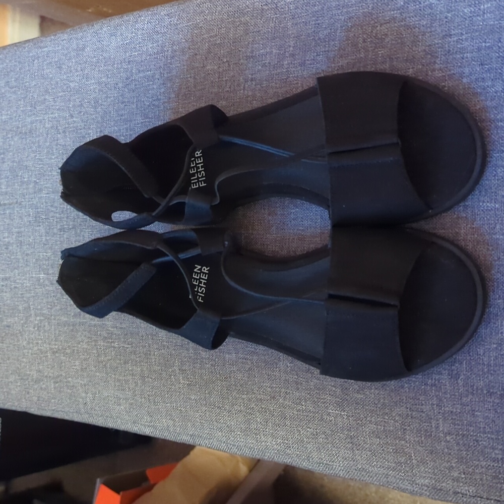 Eileen Fisher Women's Black Sandals